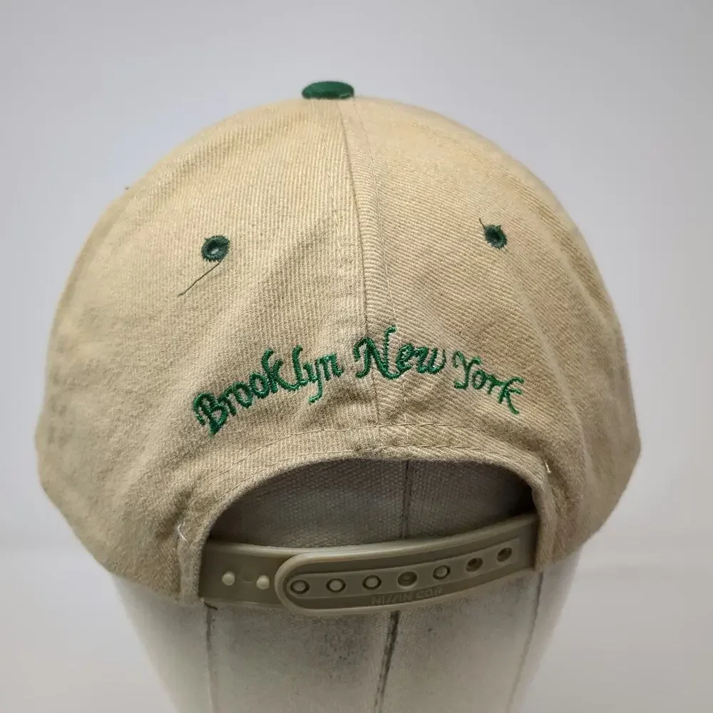 Nissin Cap Prospect Park Alliance Brooklyn Snapback Hat Beige Green One Size